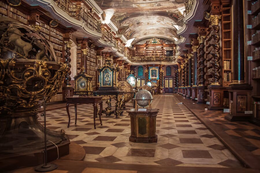 A grand law library — the world Marsh & Kellerman speaks to