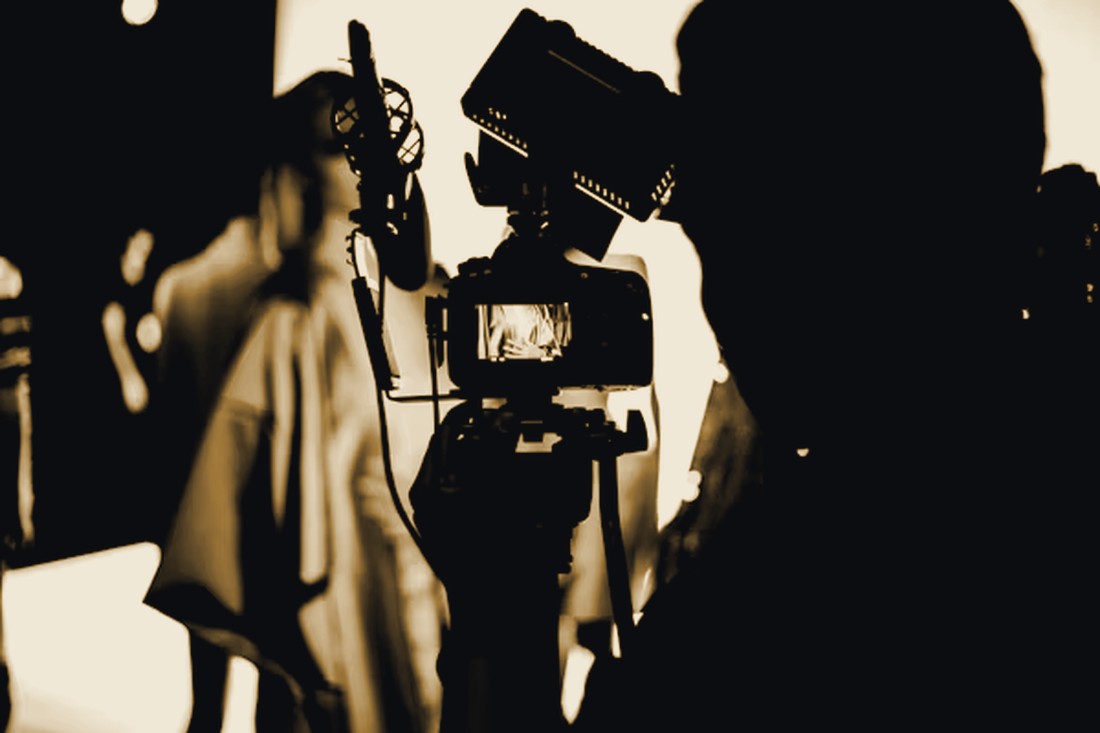 Lantern Pictures on set — camera and crew at work