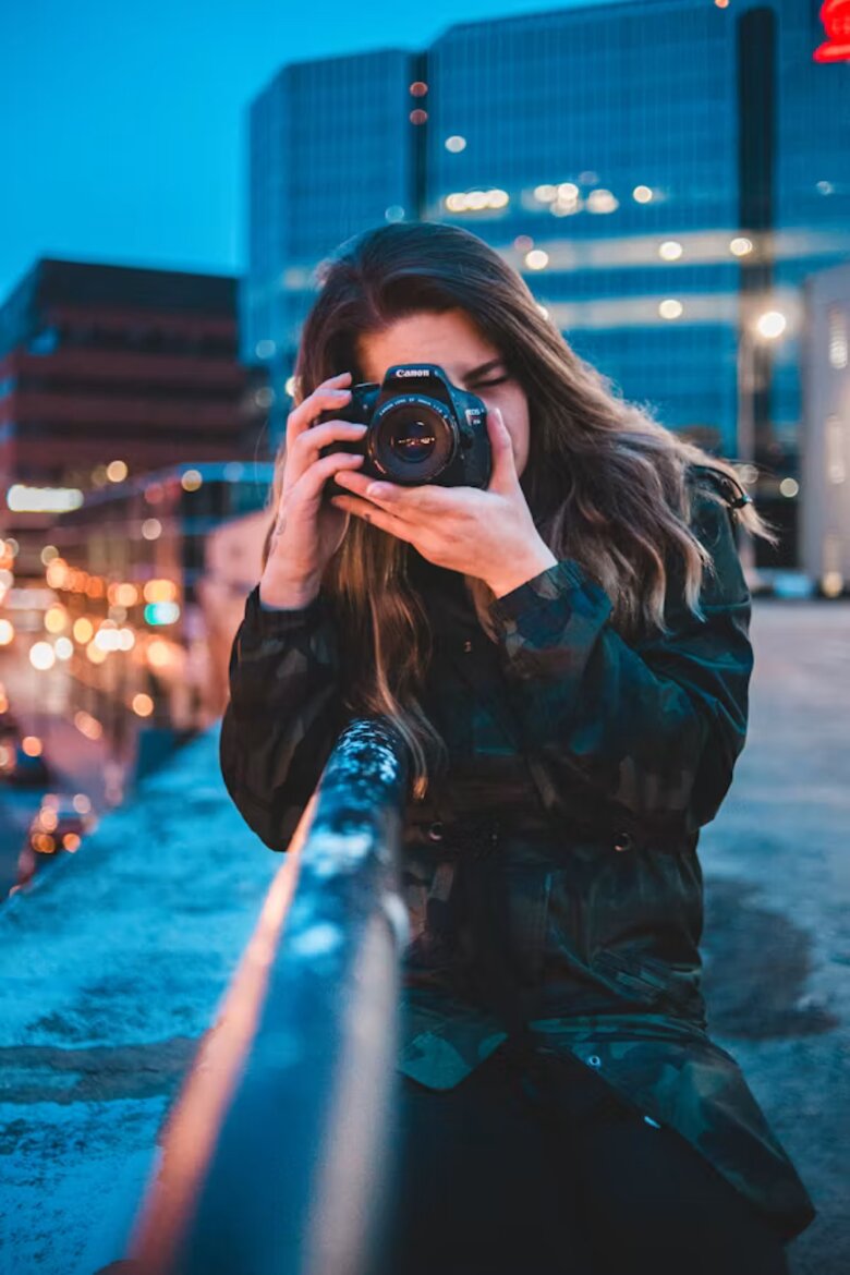 Night portrait in the city