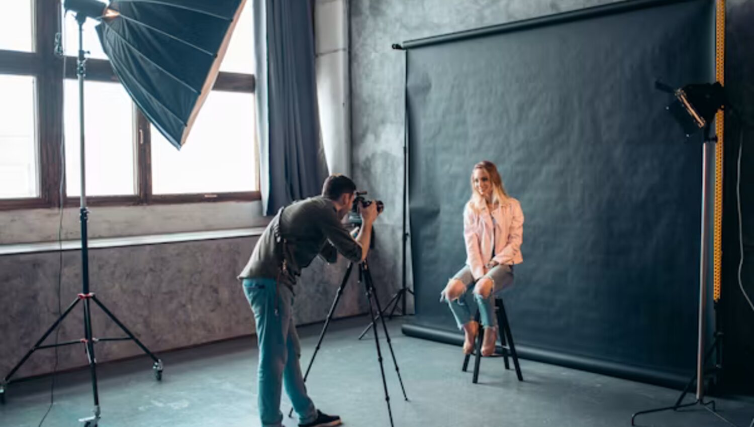 Inside the Northlight studio, a shoot in progress